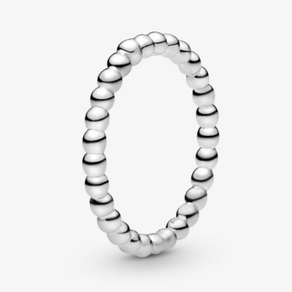 Pandora Jewelry - PANDORA silver beaded stackable ring - Size 7